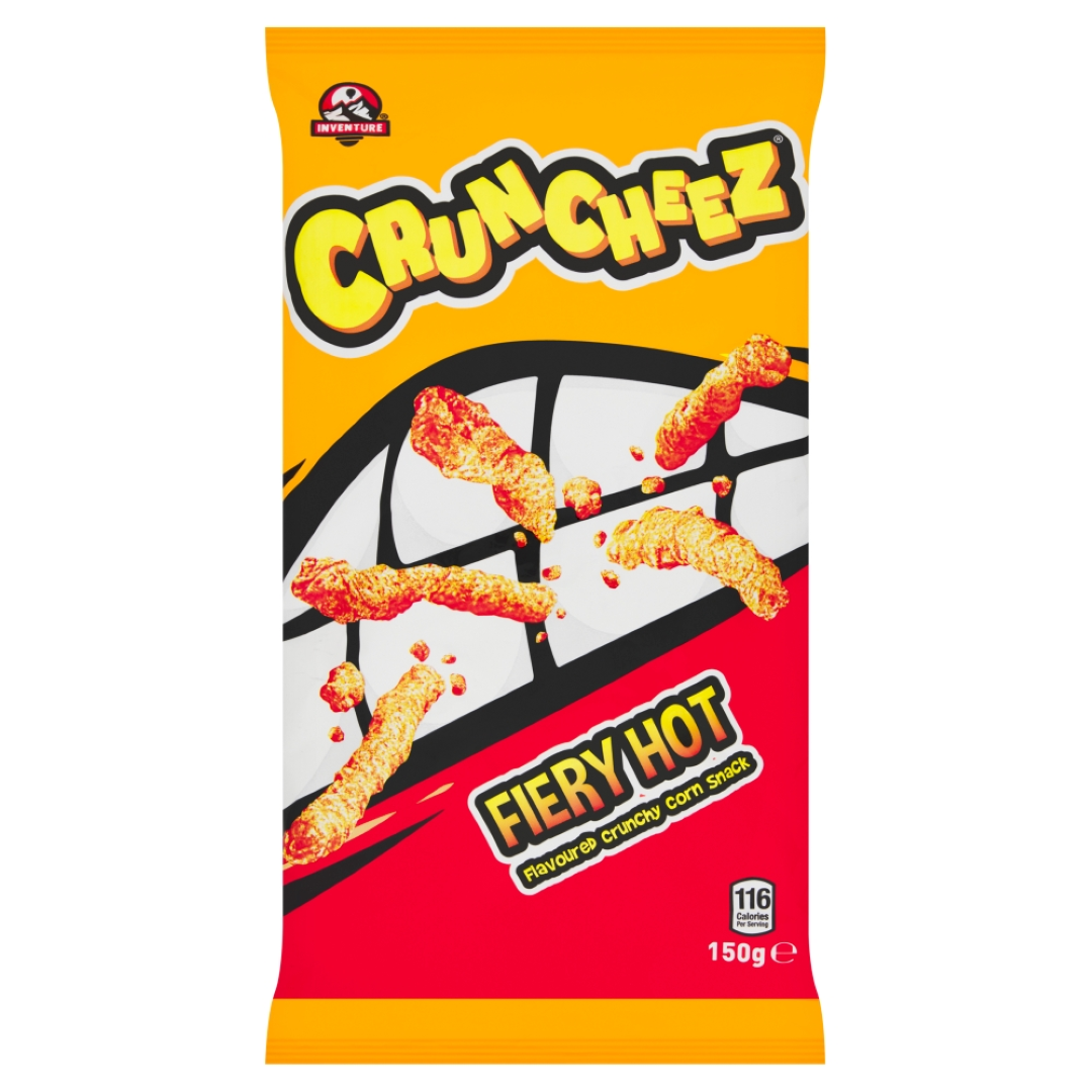 INVENTURE CRUNCHEEZ FIERYHOT 150G